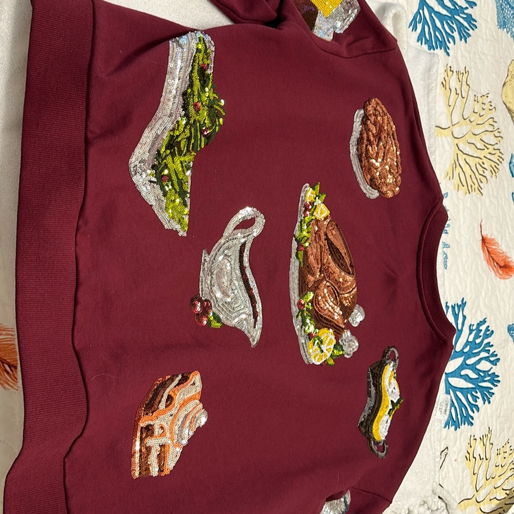 Queen of Sparkles Thanksgiving Sweatshirt